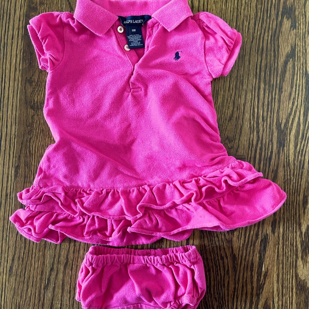 Pink Dress with bloomers